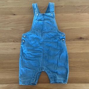 Petit Bateau Classic Blue Overalls